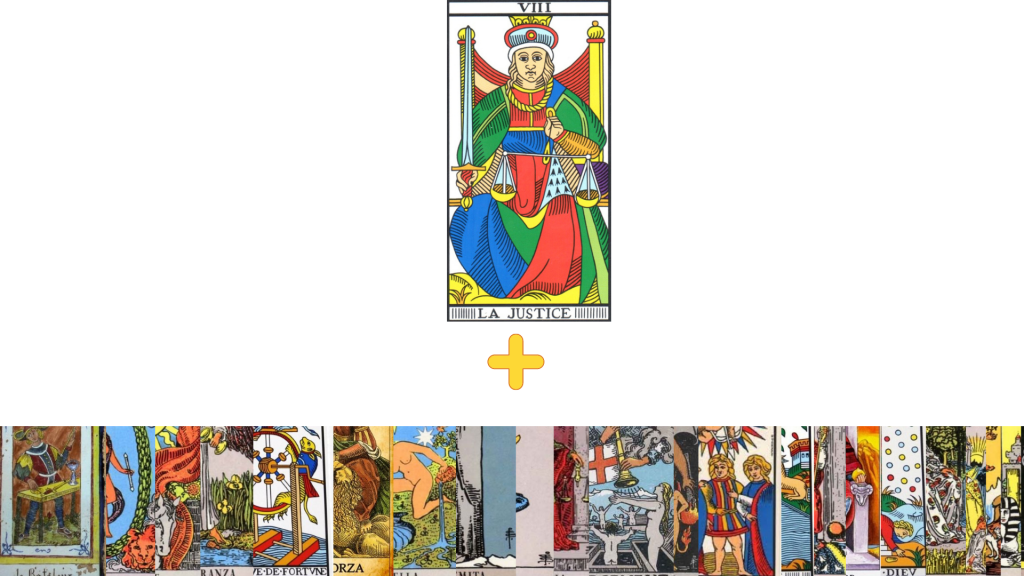 La Giustizia Abbinamenti Con Gli Arcani Maggiori Nei Tarocchi CARTE 
