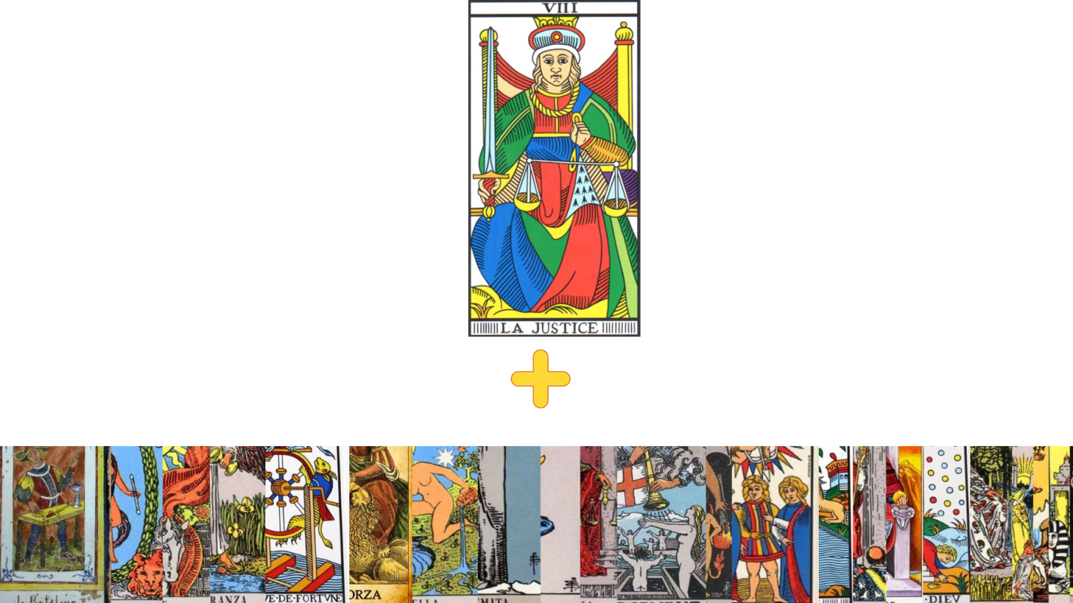 La Giustizia Abbinamenti Con Gli Arcani Maggiori Nei Tarocchi CARTE 