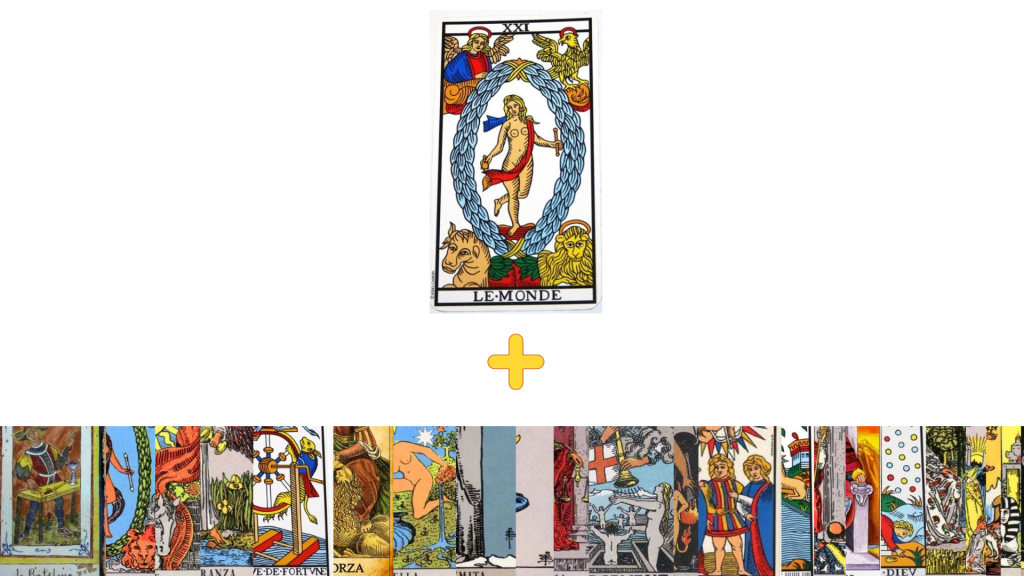 Il Mondo Abbinamenti Con Gli Arcani Maggiori Nei Tarocchi CARTE DEI 