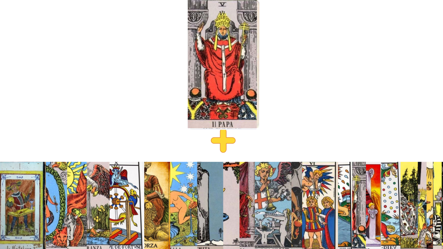 Il Papa Abbinamenti Con Gli Arcani Maggiori Nei Tarocchi CARTE DEI 